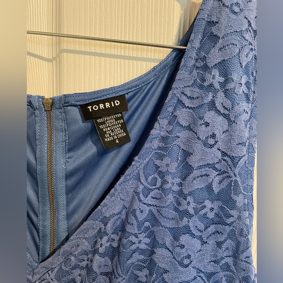 Torrid Dusty Blue Top - Picture 2 of 3